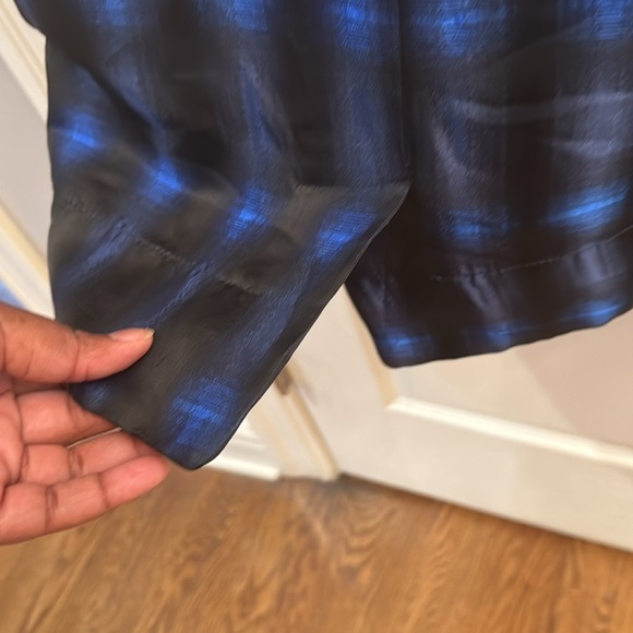 DVF Diane von Furstenberg “Little Anne” Blue Plaid Bustier Strapless Dress SZ 6 - Picture 5 of 8